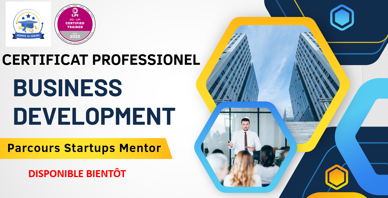 Certificat en Business Development (Parcours Startups Mentor)